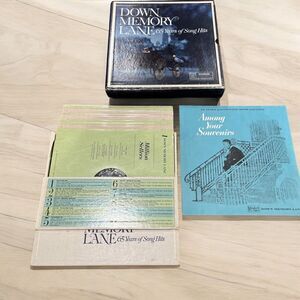 Down Memory Lane 65 Years Of Song Hits 10 LP Box Set Reader's Digest ‎